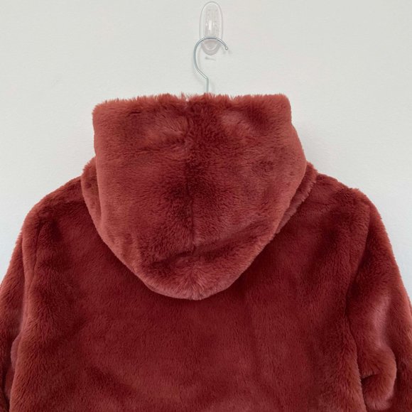 Full Tilt Faux Fur Hooded Bomber Jacket - Picture 6 of 12